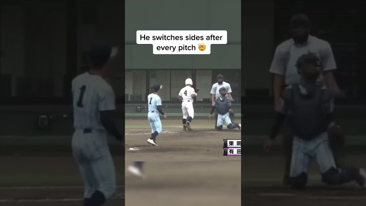 The most unique batting sequence you’ll ever see 🤯