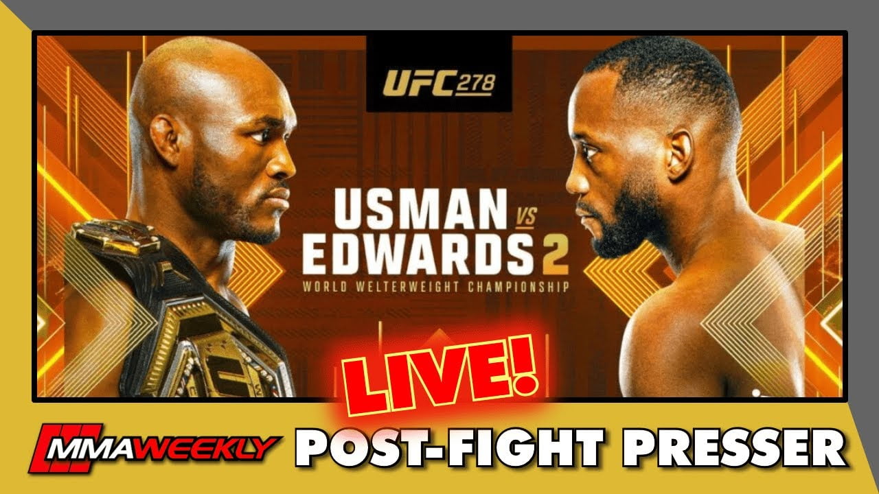 UFC 278 POST-FIGHT PRESS CONFERENCE: Usman vs Edwards | LIVE Stream