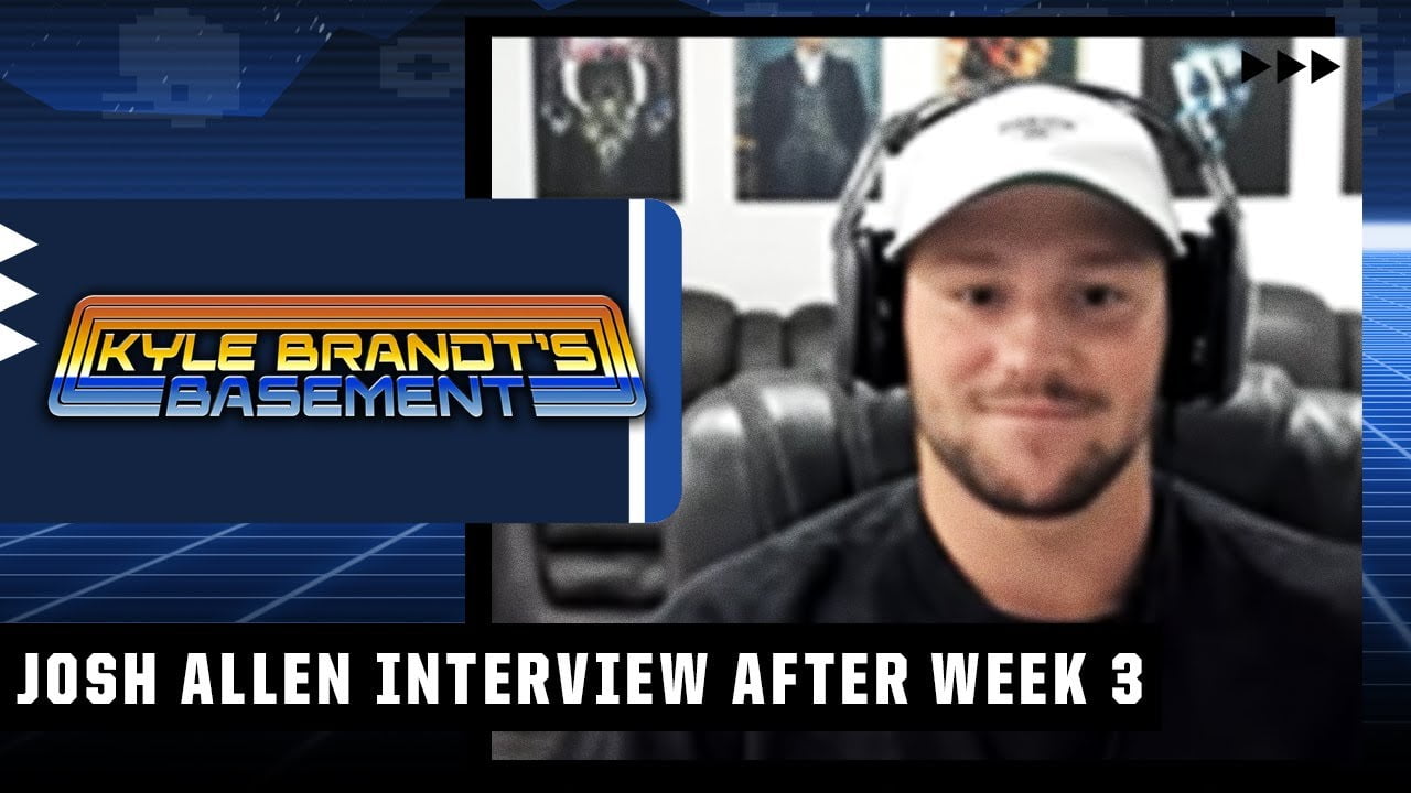 Josh Allen’s interview on Kyle Brandt’s Basement after the Bills’ Week 3 loss