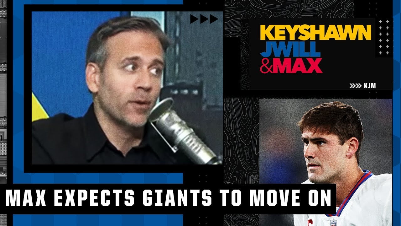 Max Kellerman expects the Giants to move on from Daniel Jones after the season