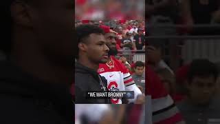 Ohio State fans chanting they want Bronny 👀