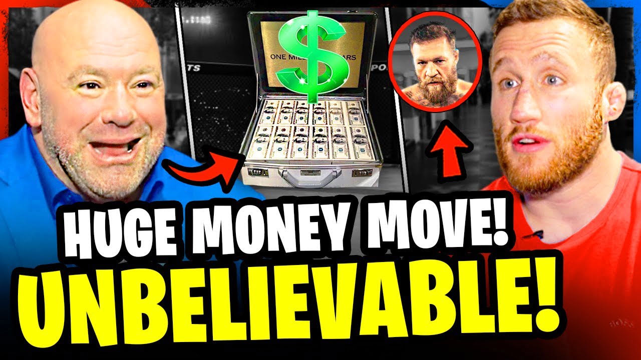 BREAKING! Dana White ANNOUNCES CRAZY MONEY MOVE for UFC, Justin Gaethje GOES