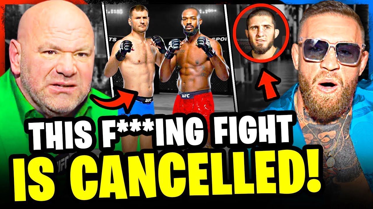 BREAKING! Dana White CANCELS Jon Jones vs Stipe Miocic UFC 282, Conor McGregor