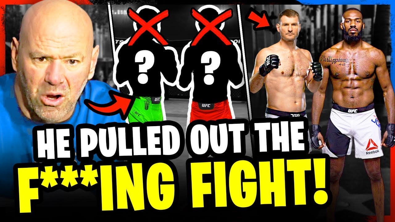 BREAKING! UFC Fighter PULLS OUT of FIGHT, Jon Jones vs Stipe Miocic for UFC