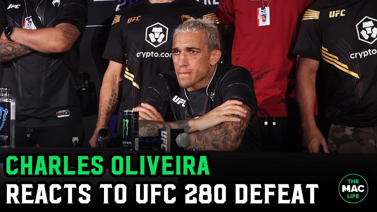 Charles Oliveira will bounce back after Islam loss: “Today, tomorrow, now, I’m