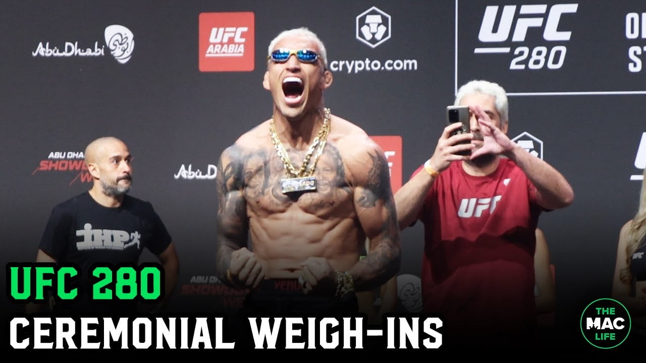 UFC 280: Ceremonial Weigh-Ins