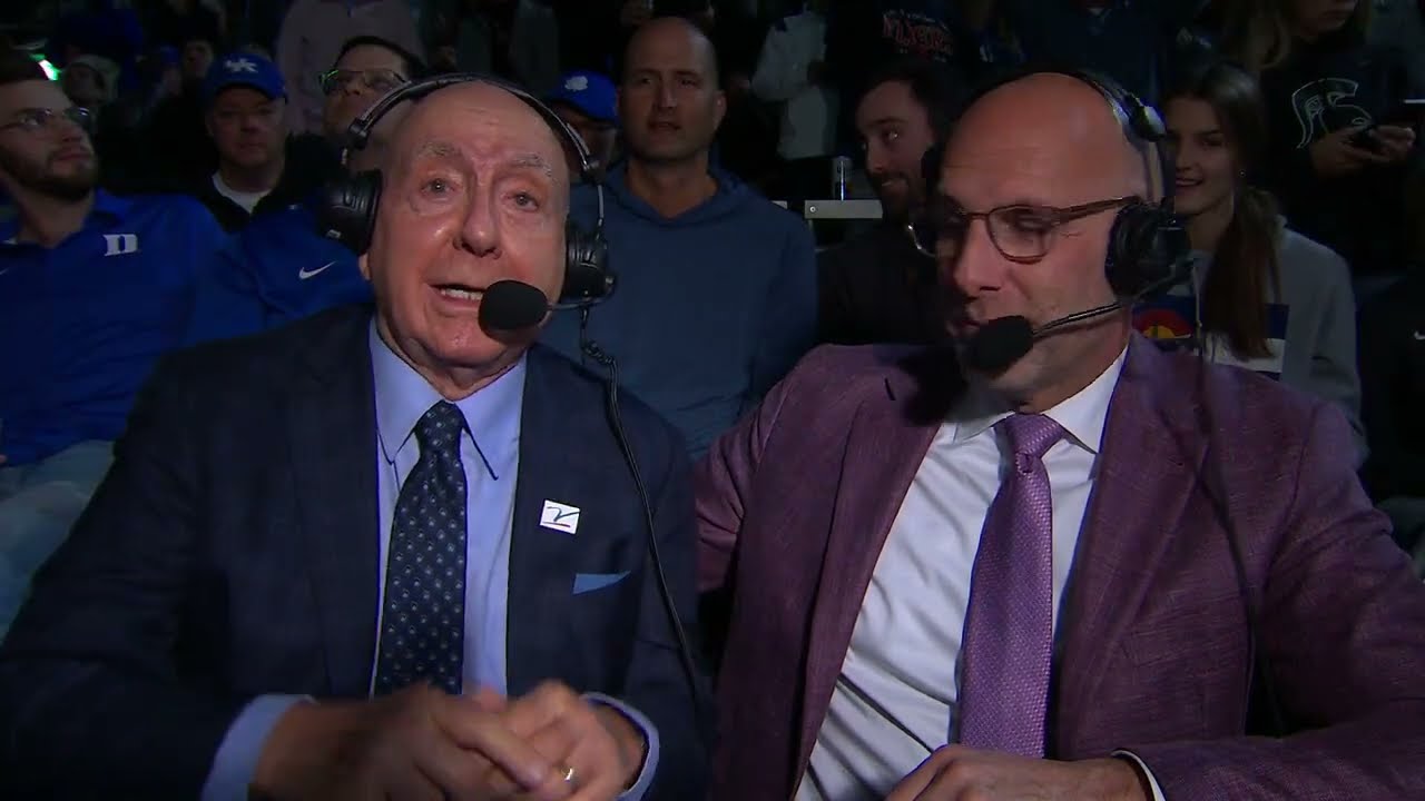 Dicky V makes college basketball broadcasting return ❤️ | ESPN College
