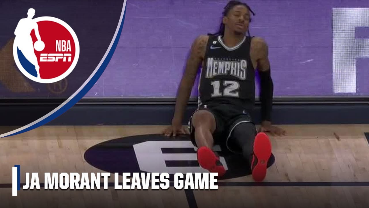 Ja Morant helped to locker room after apparent ankle injury | NBA on ESPN