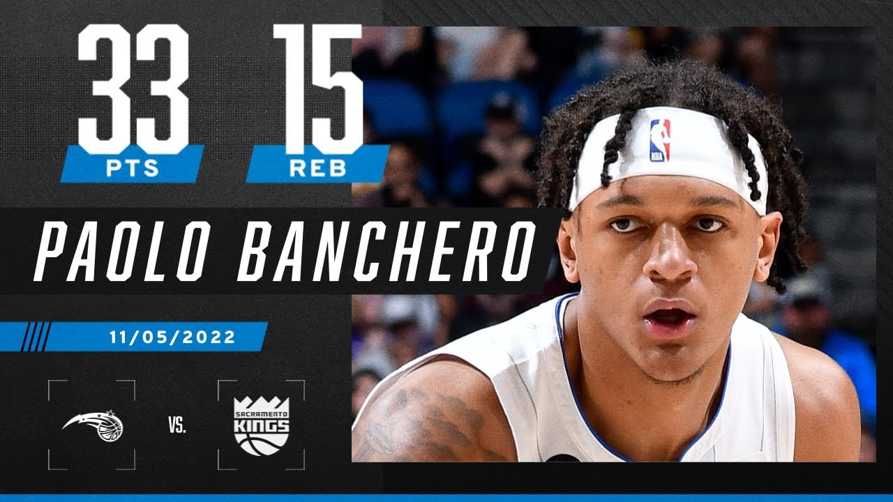 Paolo Banchero: 2nd teenager EVER to put up 30+ PTS and 15 REB in double-double