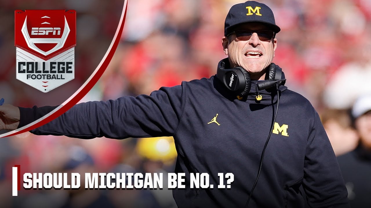 Should Michigan be No. 1? 🧐 Reacting to the CFP Rankings | ESPN College