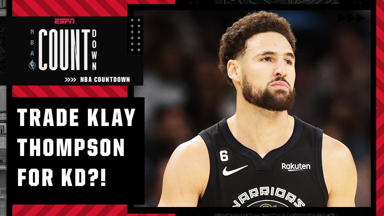TRADE KLAY THOMPSON?! Stephen A. offers up a Warriors trade for KD 👀 | NBA