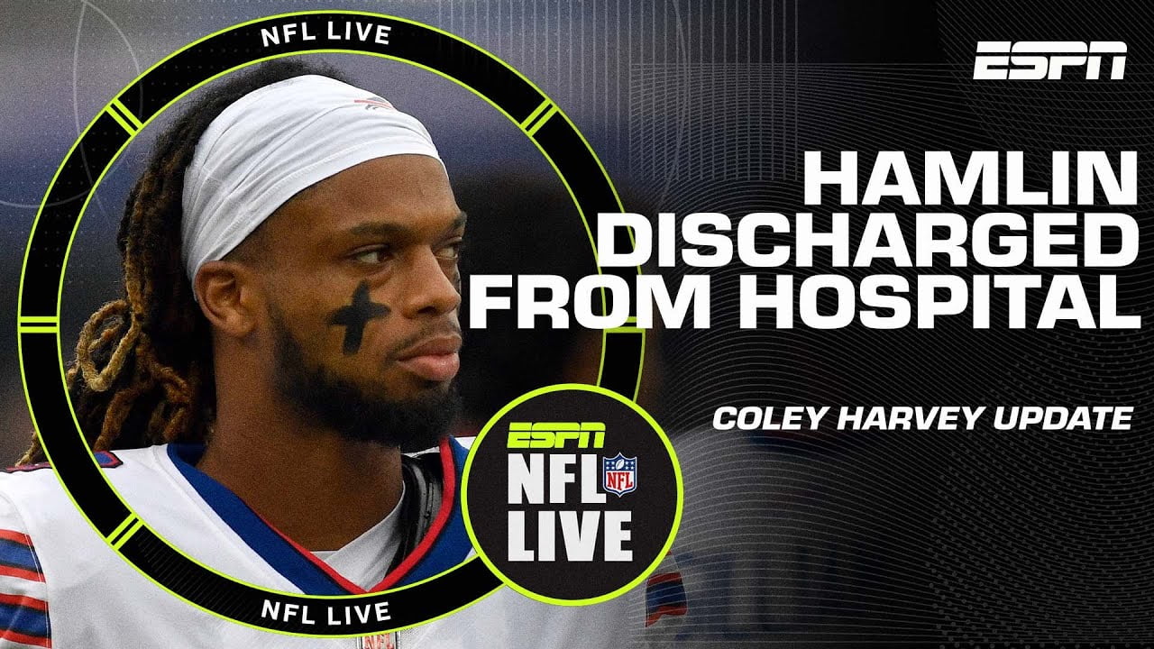 Damar Hamlin has been discharged from Buffalo hospital | NFL Live