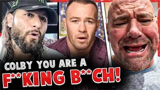 Jorge Masvidal absolutely GOES OFF on Colby Covington! Dana White LOSES it over