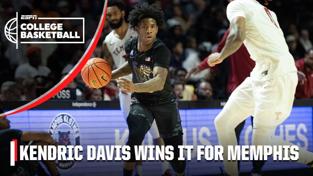 Memphis wins at the buzzer on an off-balance jumper | ESPN College Basketball