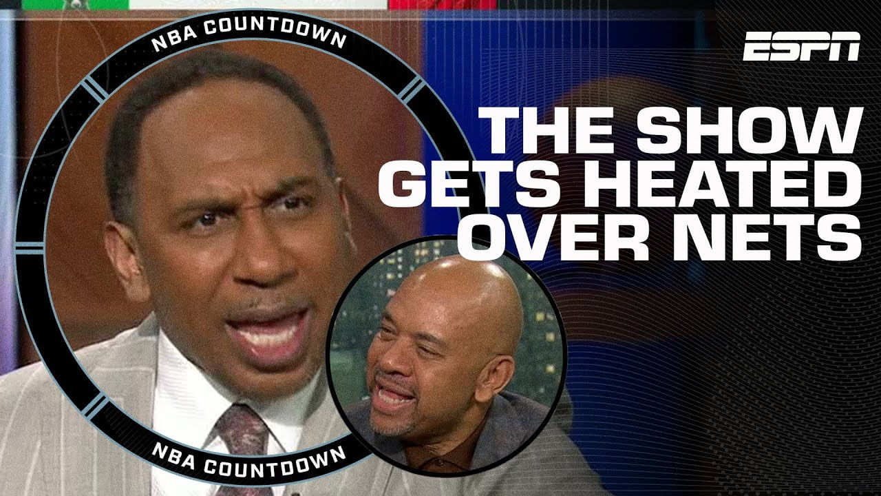 NBA Countdown gets HEATED discussing the Nets 👀