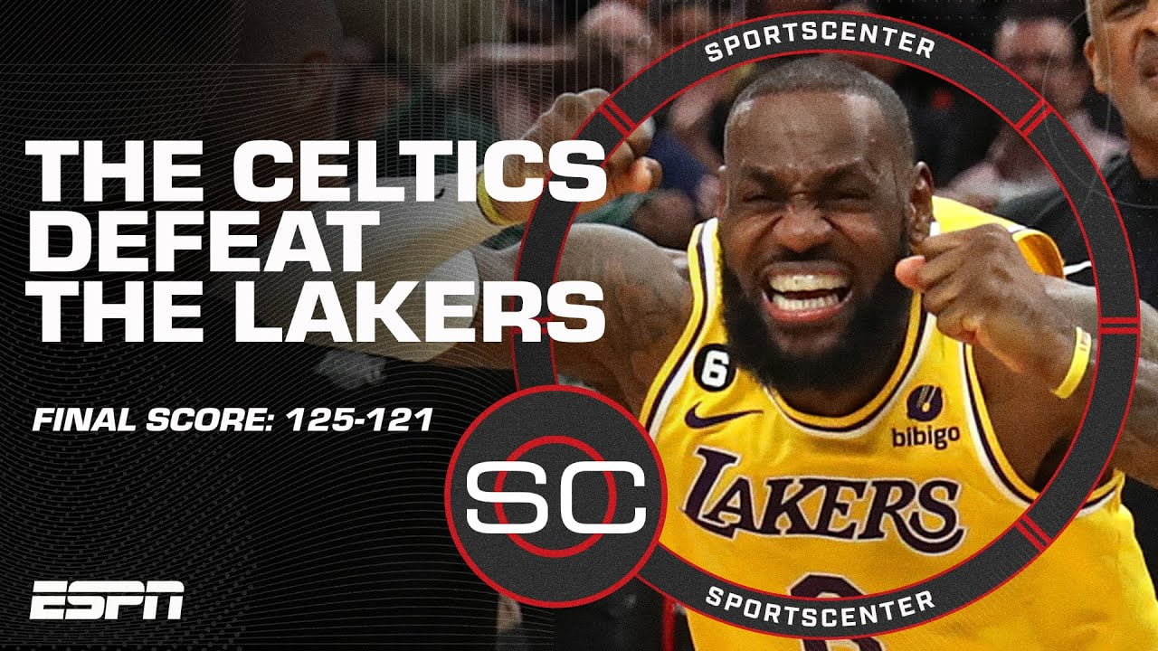 NO CALL CONTROVERSY 👀 Celtics defeat Lakers in OT, 125-121 | SportsCenter
