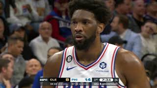 🚨 10,000 PTS 🚨 Joel Embiid reaches milestone vs. Cavaliers | NBA on ESPN