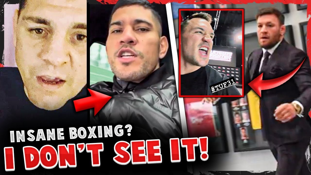 NEW FOOTAGE of Conor McGregor & Michael Chandler on SET OF TUF! Nick Diaz CALLS