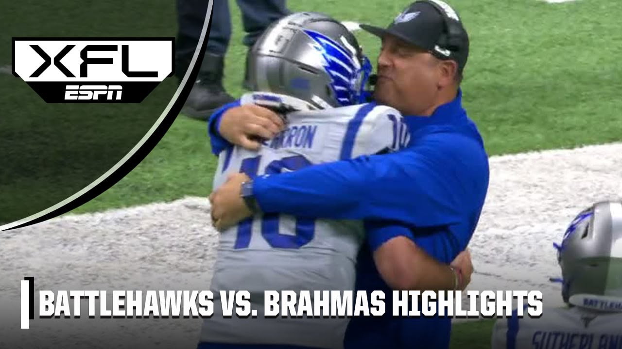 St. Louis BattleHawks vs. San Antonio Brahmas | XFL on ESPN | Full Game