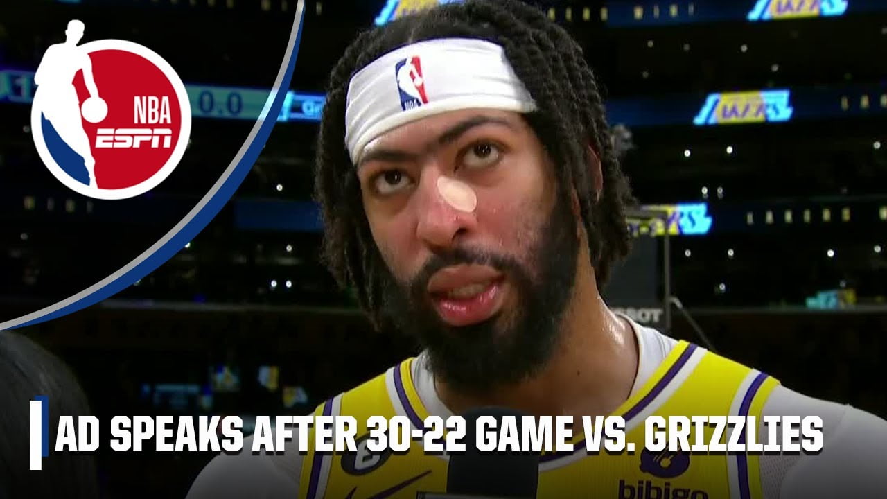 Anthony Davis: My nose will be alright, we need to win basketball games | NBA