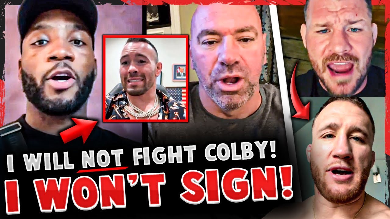 Leon Edwards REFUSES CONTRACT to fight Colby Covington! Michael Bisping