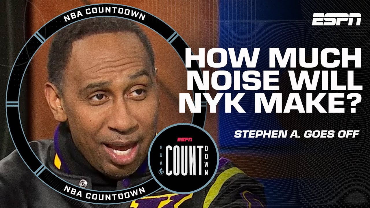 Stephen A. SOUNDS OFF when asked how much NOISE the New York Knicks can make ????????