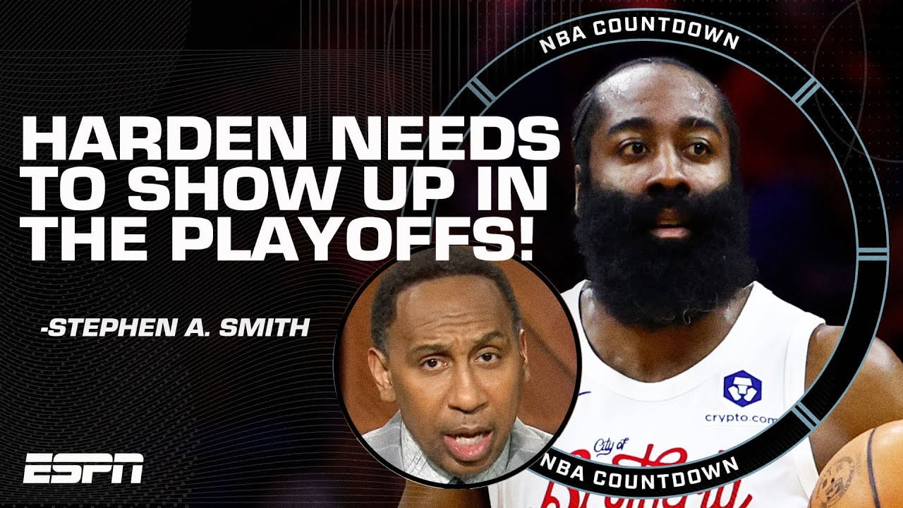 Stephen A. calls on James Harden to replicate his form in the postseason | NBA