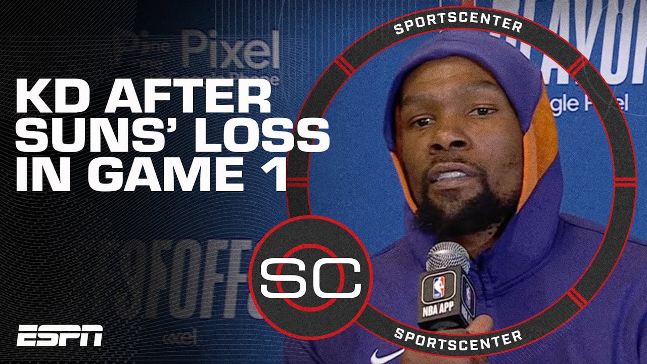 Kevin Durant after Suns’ Game 1 loss: This is a make or miss league |