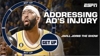 JWill admits he’s SHOCKED with Anthony Davis’ injury?! ???? | Get Up
