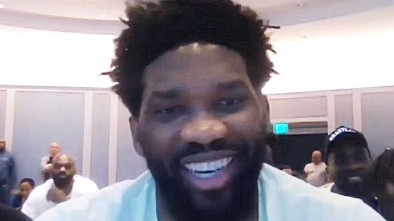 Joel Embiid thanks family, teammates for winning 2022-23 NBA MVP ????