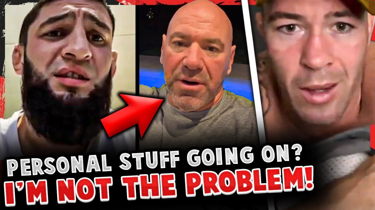 Khamzat Chimaev DENIES Dana White claiming he has “PERSONAL STUFF” going on!
