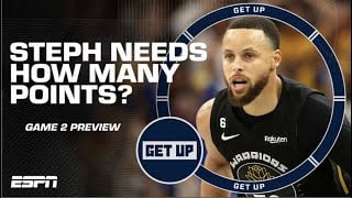 Steph Curry needs ___ PTS for the Warriors to win Game 2 ???? JWill CJ McCollum