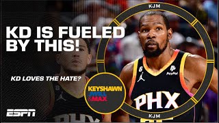 Kevin Durant responds to fans about HATE! Kendrick Perkins LOVES this! 🔥 | Get
