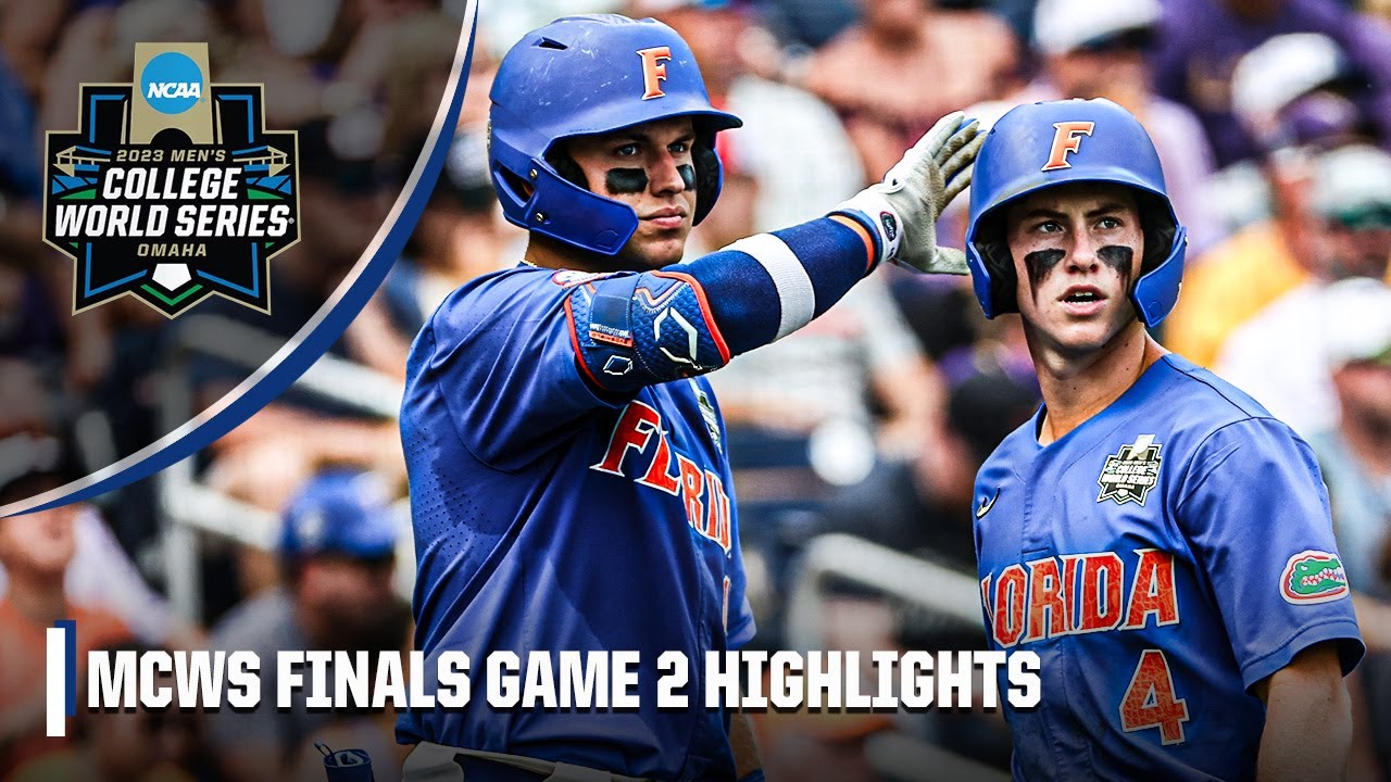 Men’s College World Series Finals, Game 2: LSU Tigers vs. Florida Gators | Full