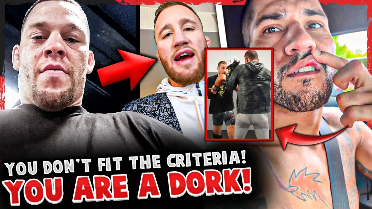 Nate Diaz SLAMS “DORK” Justin Gaethje! FOOTAGE Alex Pereira & Sean Strickland
