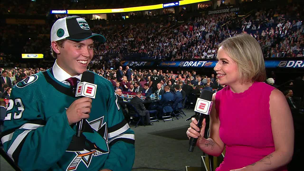 Sharks’ draft pick Will Smith raps the ‘Fresh Prince of Bel Air’ theme 😂 | 2023