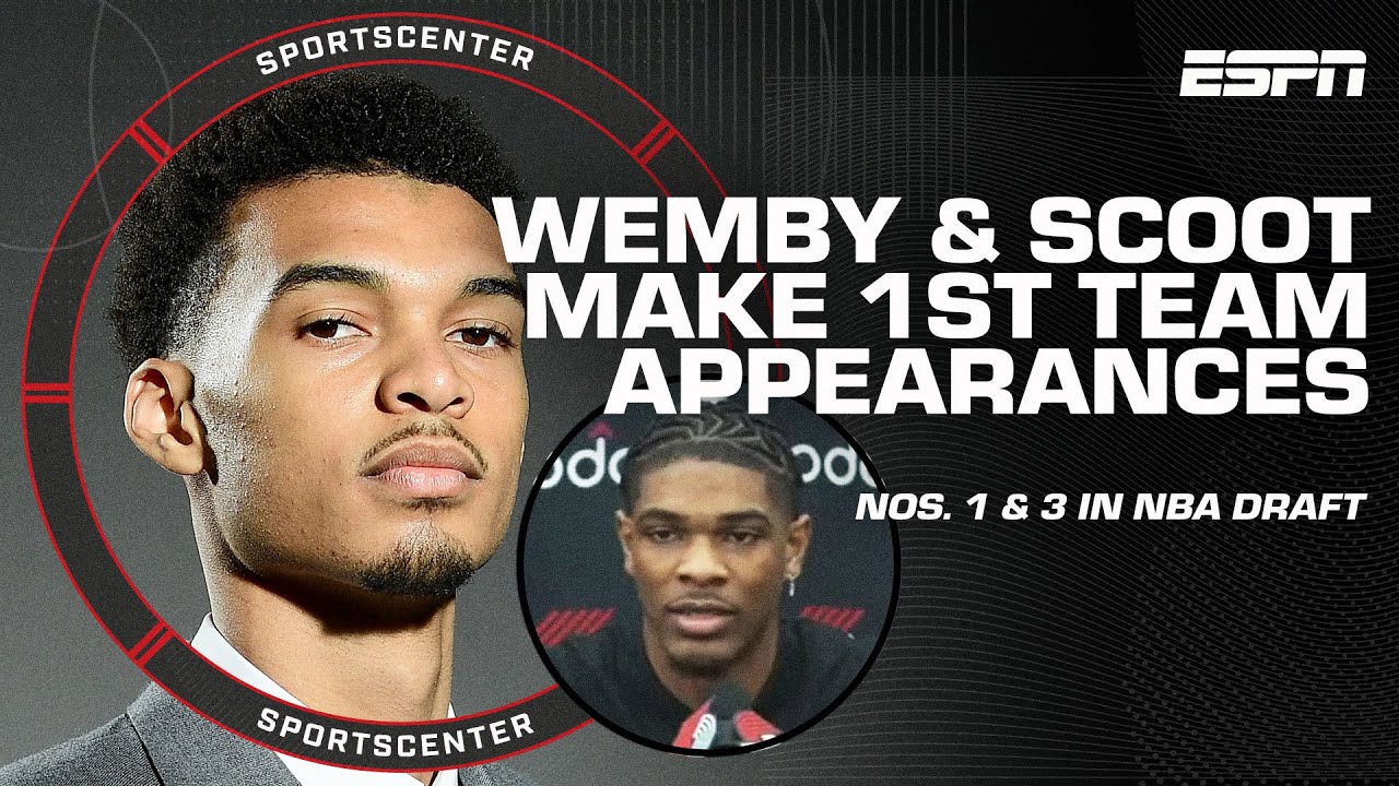 Victor Wembanyama, Scoot Henderson officially introduced by Spurs Trail