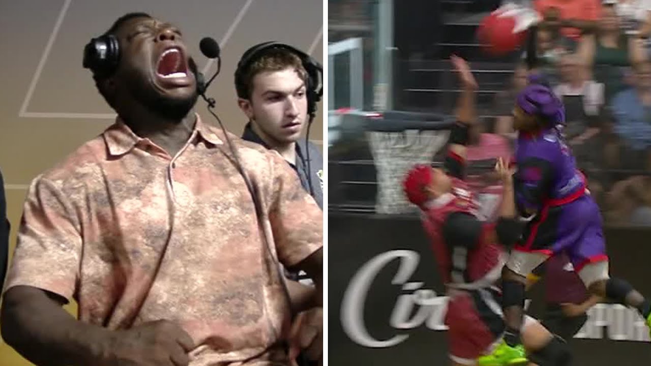 Nate Robinson LOVED this dunk from Tony Crosby II 🔥 | SlamBall on ESPN