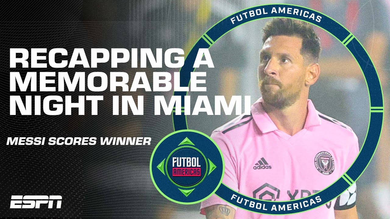 The stadium ERUPTED‼️ Reaction to Lionel Messi’s winner in his Inter Miami