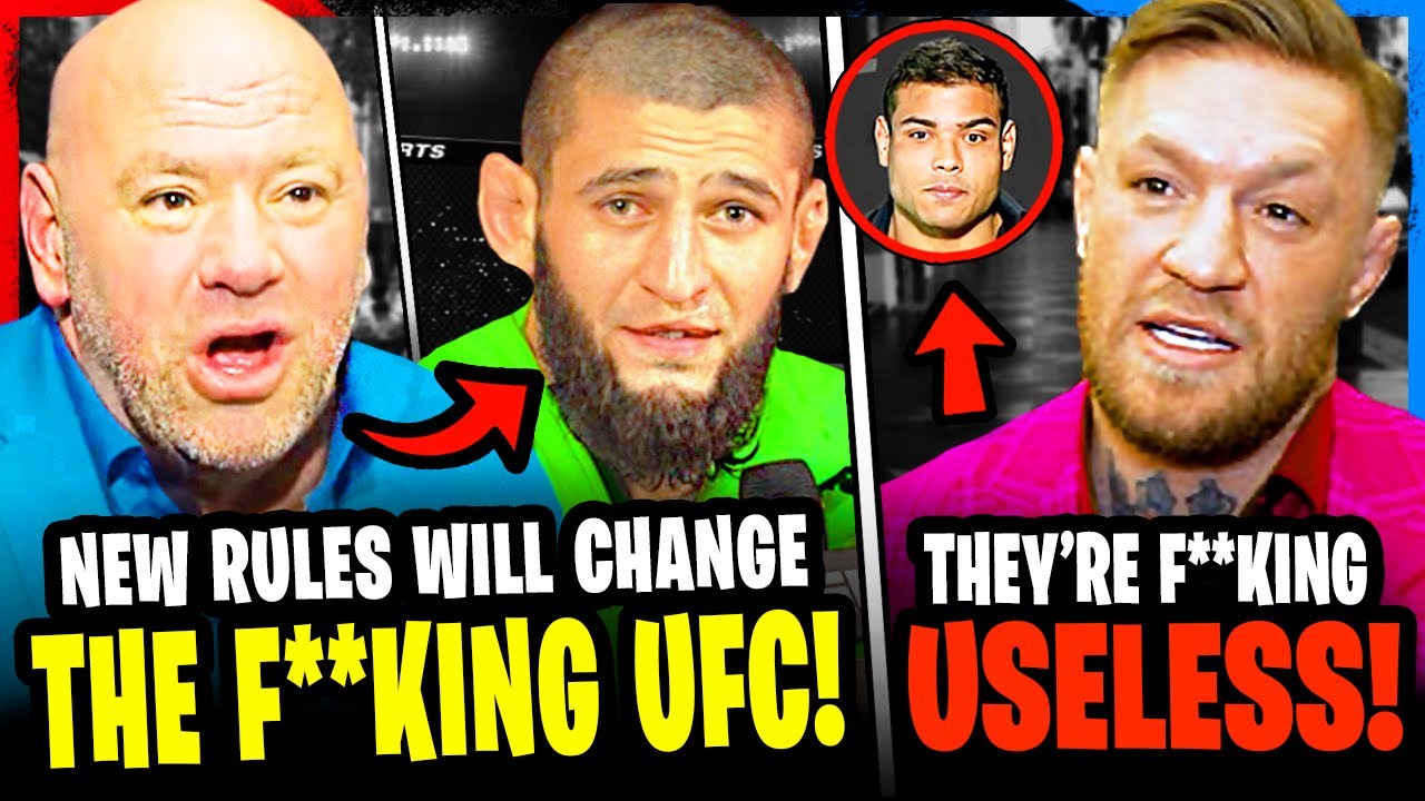 BREAKING! Dana White REVEALS new UFC RULES, Khamzat Chimaev vs Paulo Costa,
