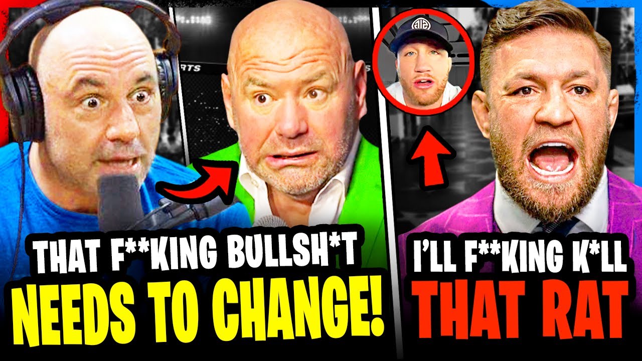 BREAKING! Joe Rogan GOES OFF on UFC, Conor McGregor vs Justin Gaethje, Alex