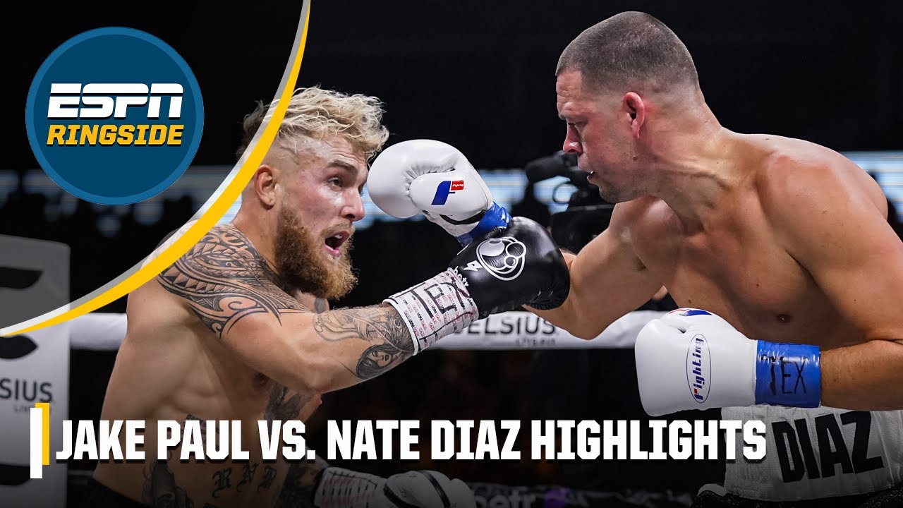 Jake Paul vs. Nate Diaz HIGHLIGHTS (via DAZN on ESPN+ PPV) | ESPN Ringside