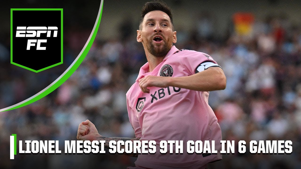 LIONEL MESSI TIES INTER MIAMI’S LEADING SCORER WITH HIS NINTH GOAL 😱