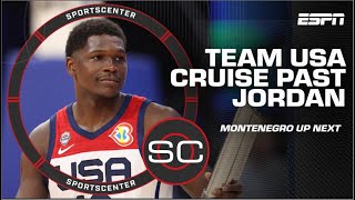 Team USA CRUSHES Jordan with style to finish 3-0 in pool play 💪 | 2023 FIBA