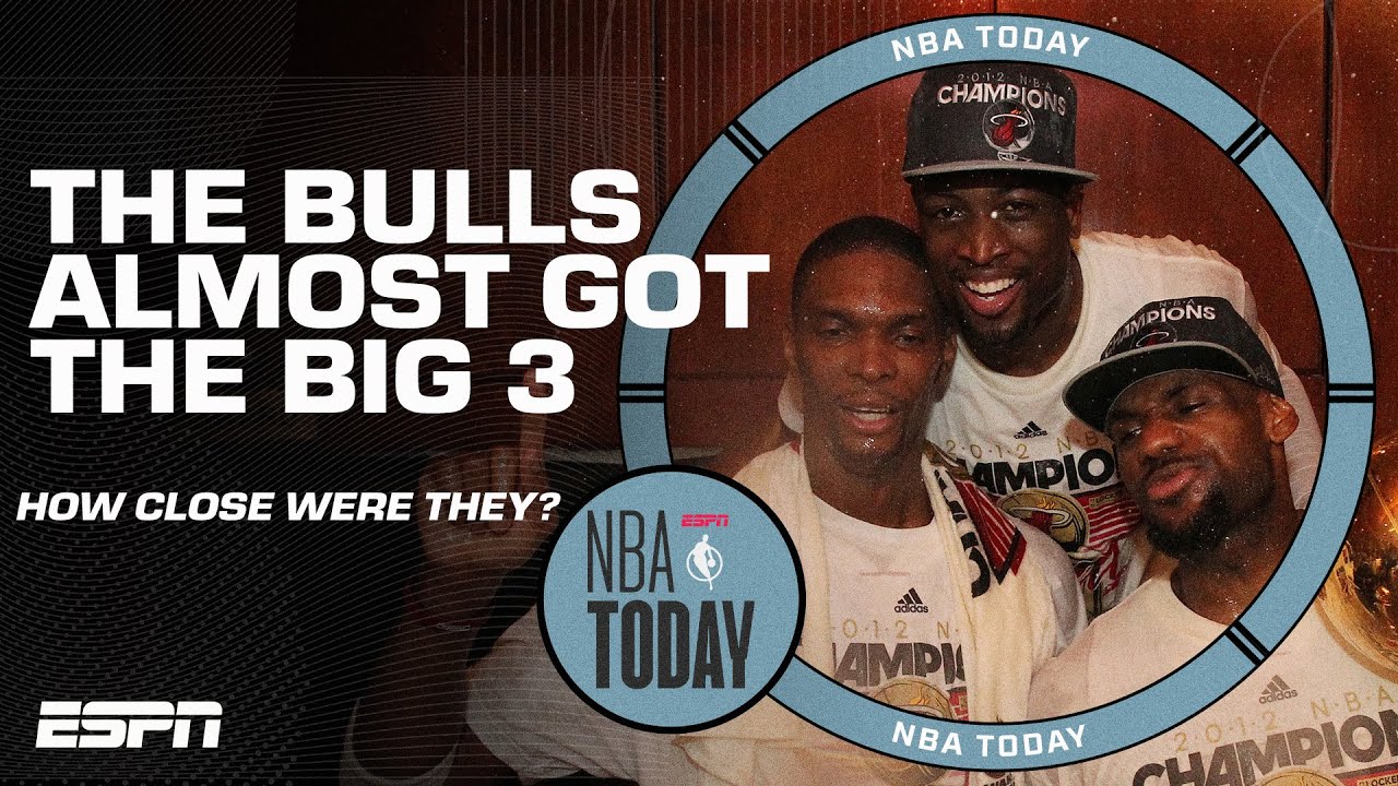 The Bulls almost got LeBron, Wade Bosh?! 😱 ‘It was closer than most thought!’