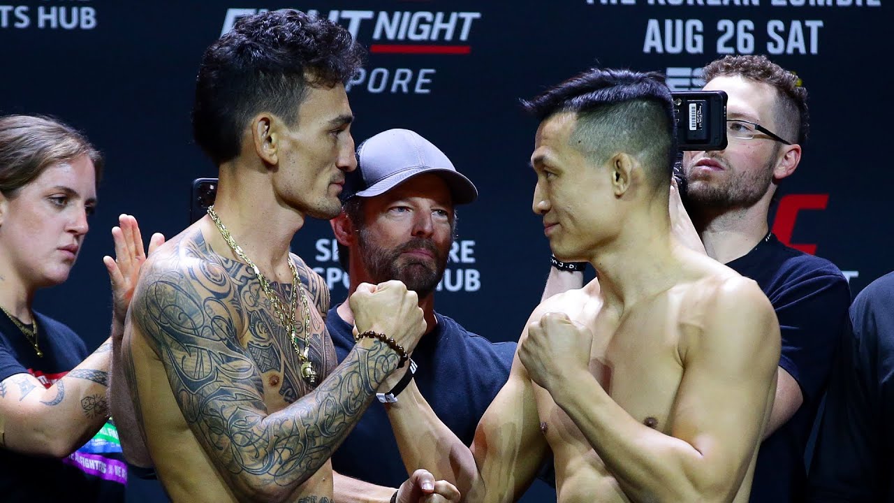 UFC Singapore: Weigh-In Faceoffs