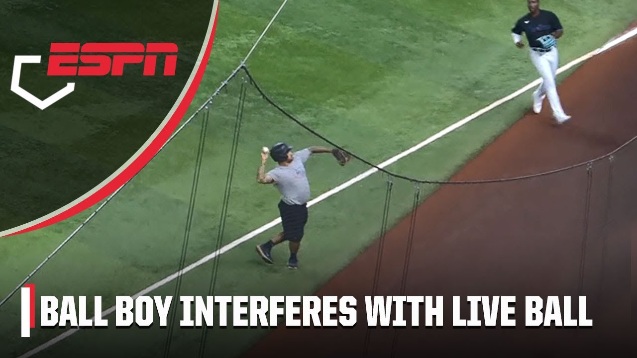 BALL BOY BLUNDER ? Marlins ball boy mistakenly tosses live ball into stands |