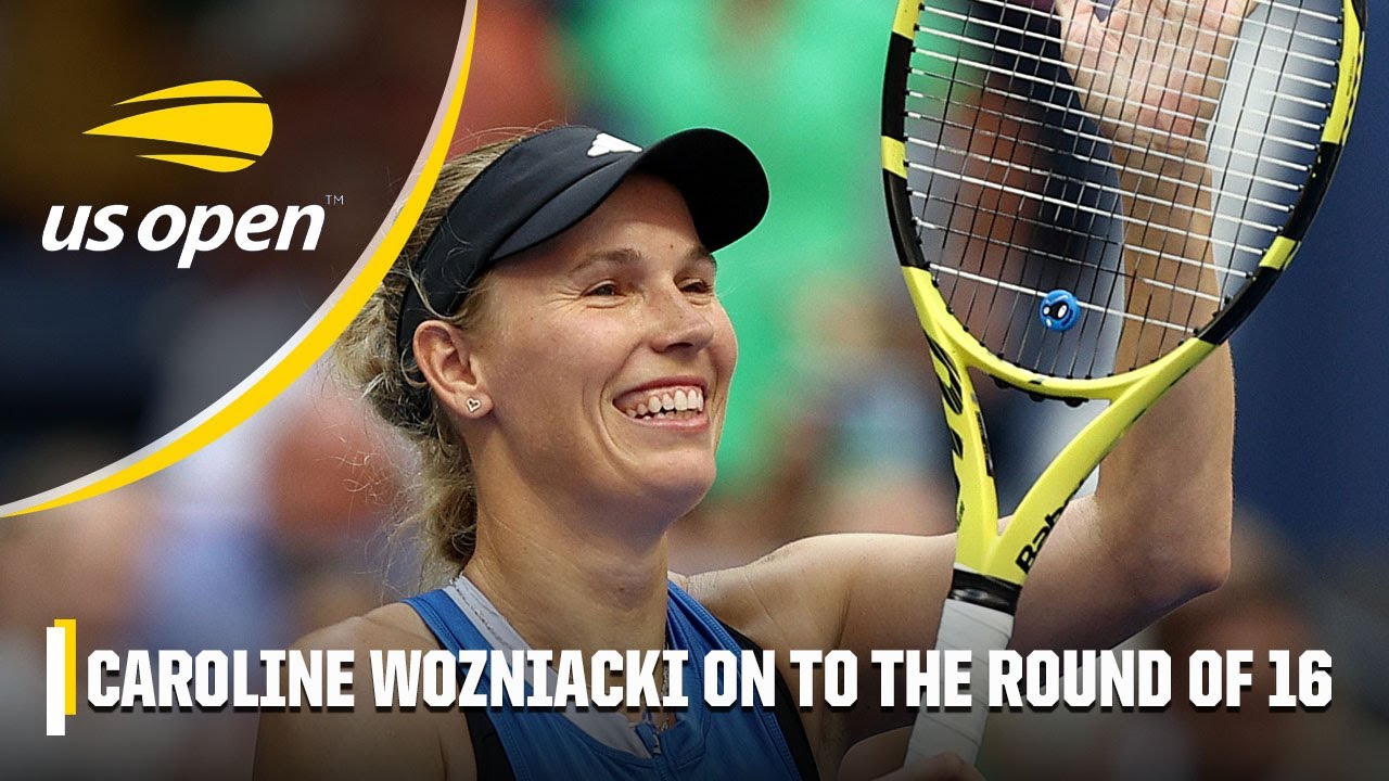 Caroline Wozniacki is MOVING ON to the Round of 16 🤩 | 2023 US Open