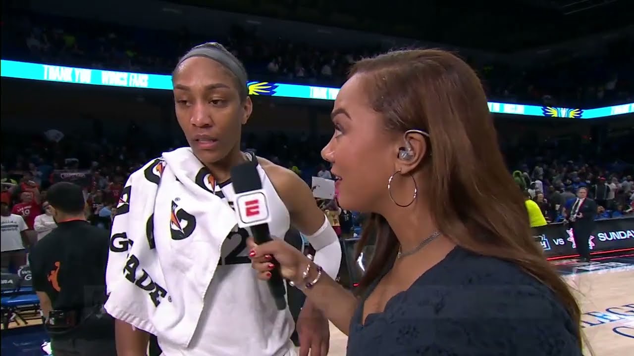 Just keep moving! – A’ja Wilson reacts to making the WNBA Finals for the