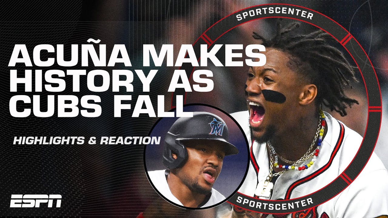 Ronald Acuna Jr. HISTORIC 70th steal tarnishes Cubs’ playoff hopes with Marlins